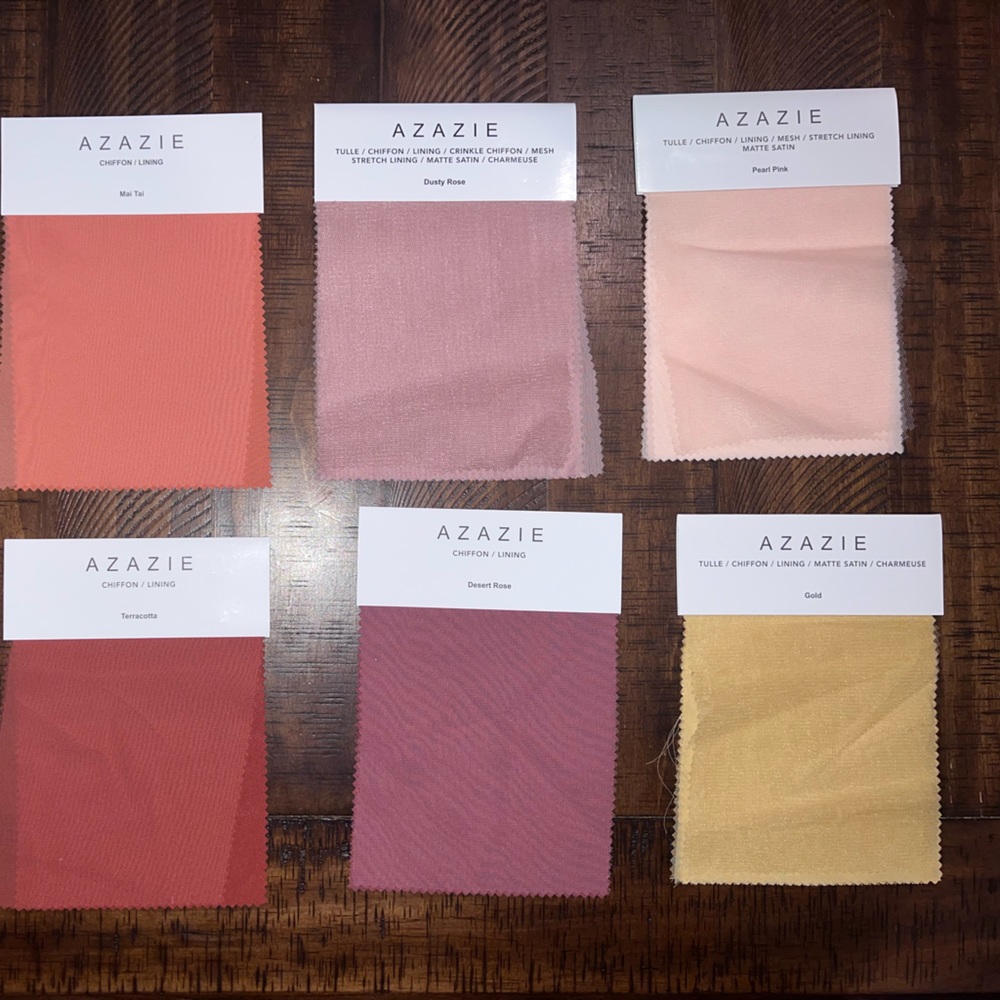Azazie Swatches